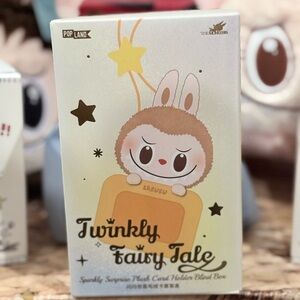 Labubu Twinkly Fairy Tale – Oak Brown (Confirmed) Plush Card Holder